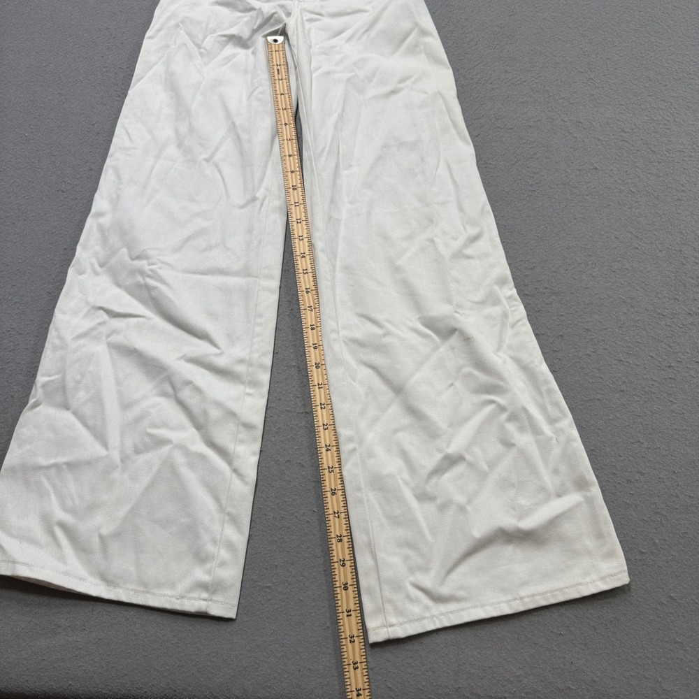 Vintage 70s Levis Bell Bottoms Womens 24/2 White Elephant Bells High Rise Hippie - Picture 5 of 8